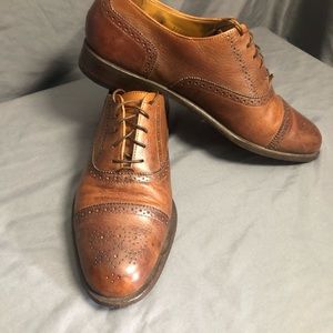 Pre-Owned Cole Haan Mens Size 9.5 Oxford Cap Toe
